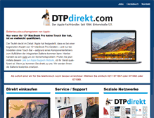 Tablet Screenshot of dtpdirekt.com
